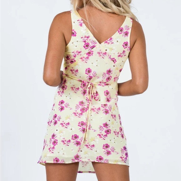 Princess Polly Nellie Mini Dress - Yellow - Picture 6 of 6